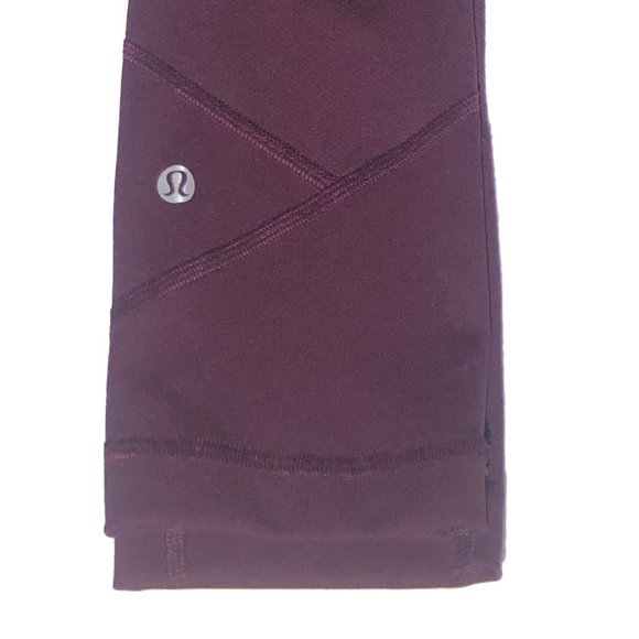 lululemon  wine leggings - Picture 7 of 7